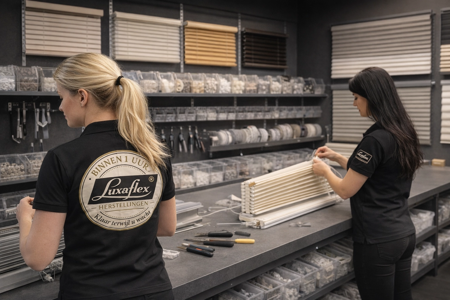 Duette plissé herstelling Vlaanderen | Binnen 1 uur gereed