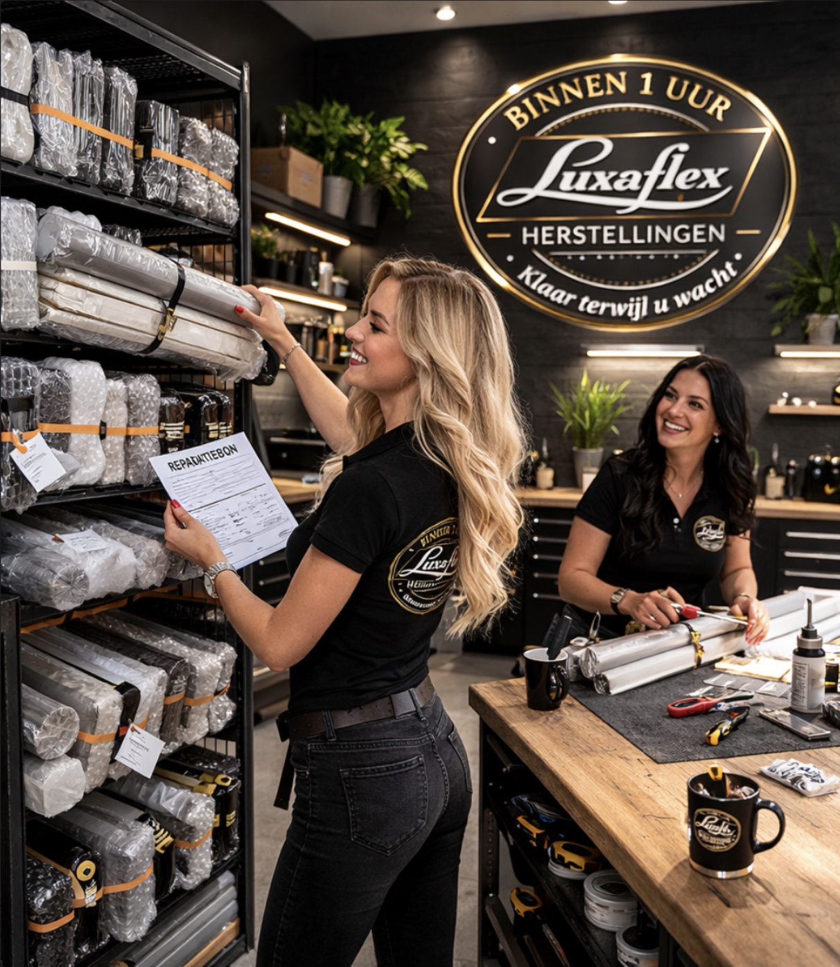 Luxaflex herstelling atelier