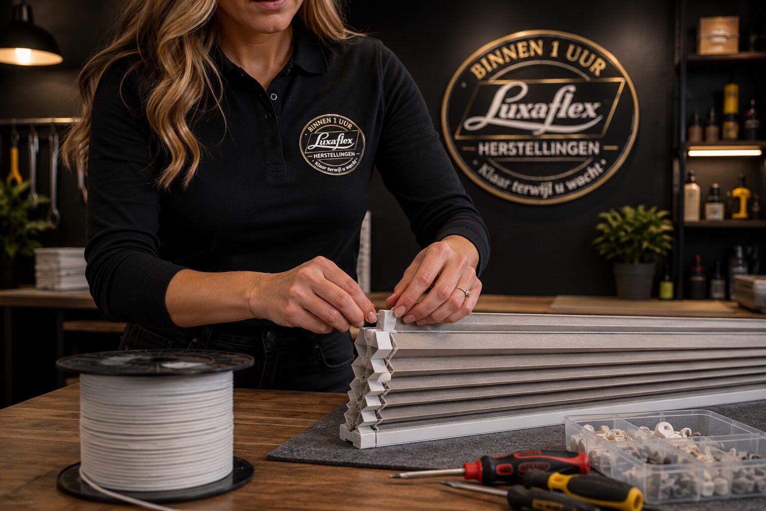 Luxaflex herstelling atelier